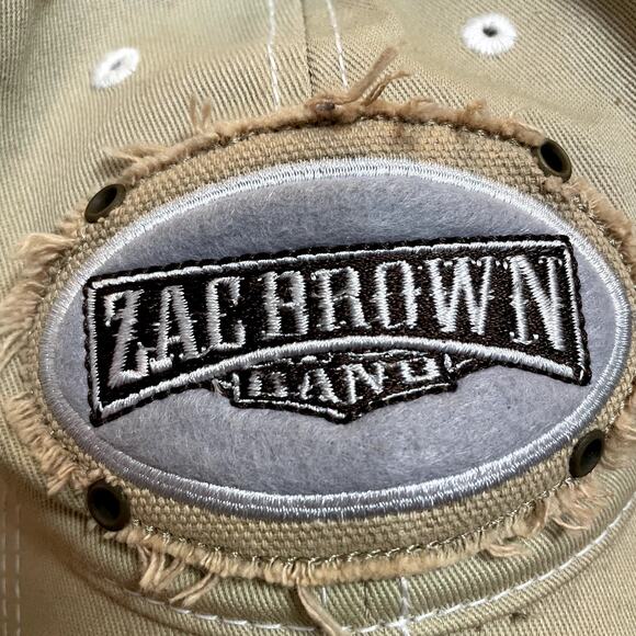 Zac Brown Band Trucker Hat in Tan | Country Music Zac Brown Band Merch - Picture 8 of 9